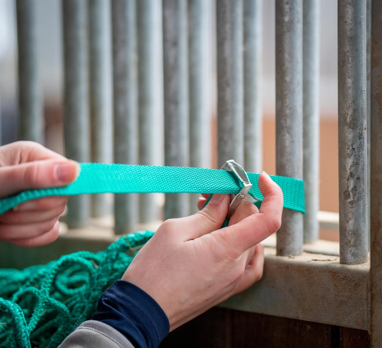 WAHL-Hausmarke Heunetztasche 4,5×4,5 Cm Maschenweite – Bild 7