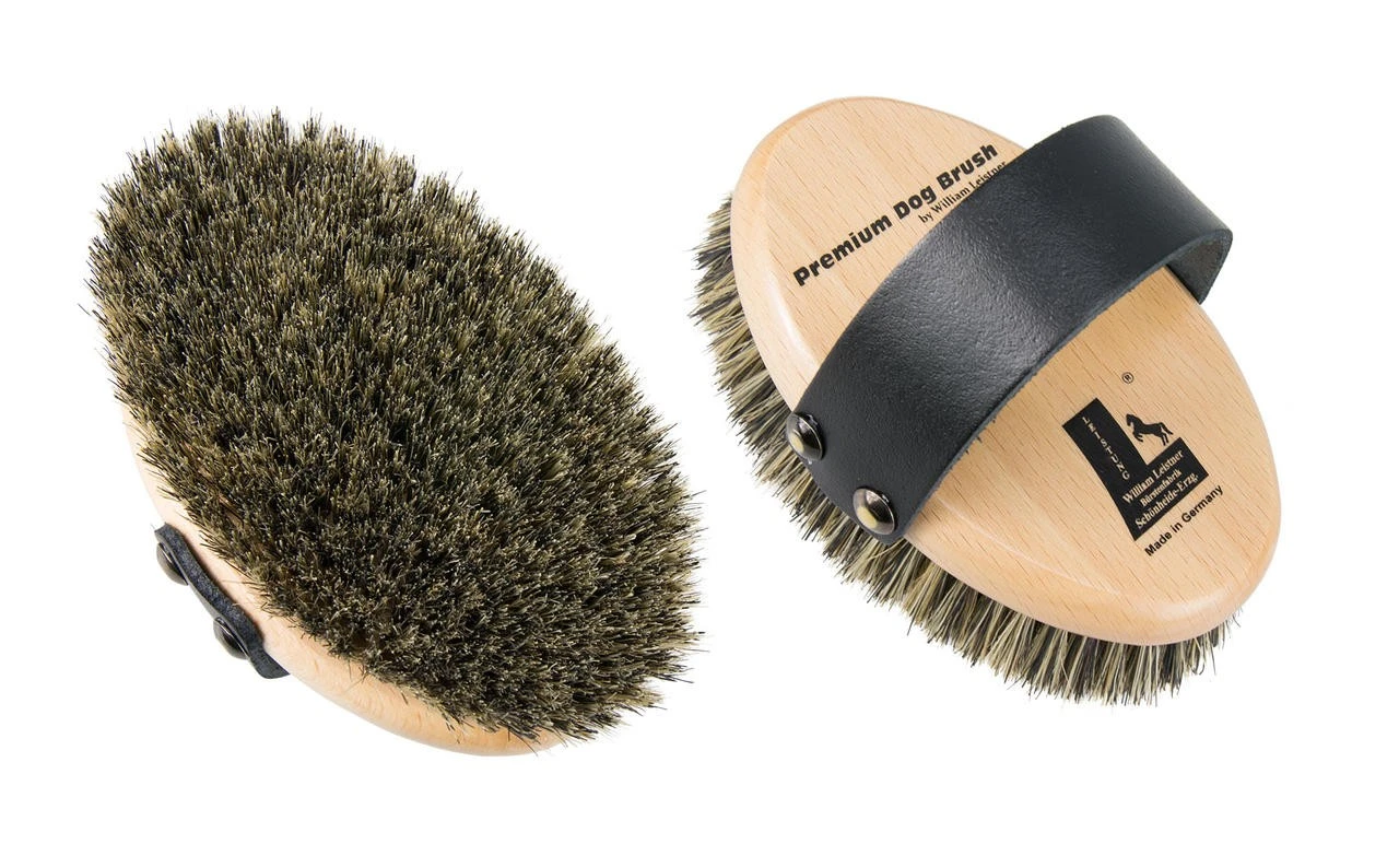 Leistner Premium Dog Brush 124x78mm Medium-straff