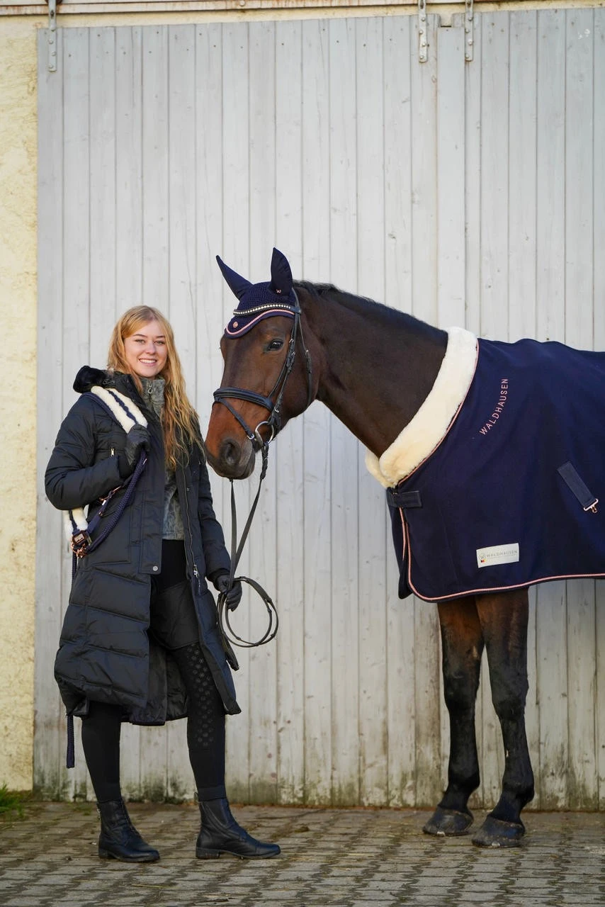 Waldhausen Fleecedecke Modern Rosé – Bild 5