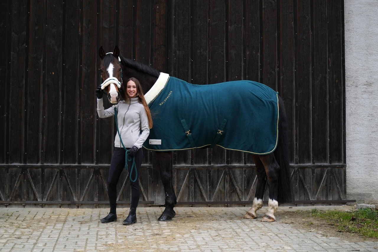 Waldhausen Fleecedecke Modern Rosé – Bild 9